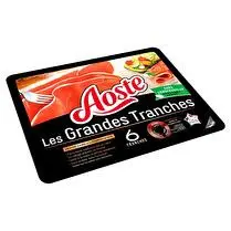 Aoste, Jambon cru 6 grandes tranches