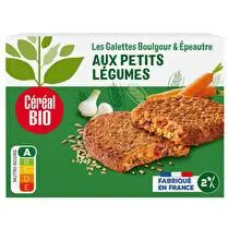 Céréal bio, Galettes épeautre légumes BIO