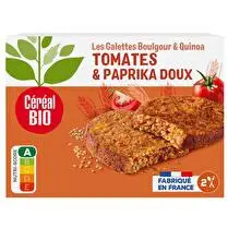 Céréal bio, Galettes quinoa tomates BIO