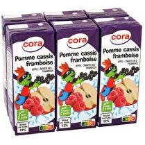 CORA Boisson saveur pomme cassis framboise