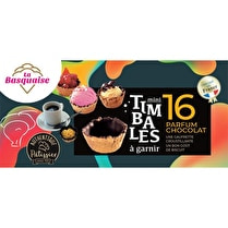 La basquaise, Mini-timbales parfum chocolat x16