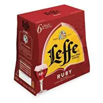 Leffe, Ruby bière aux fruits rouges & bois de rose