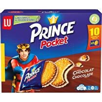 PRINCE LU Biscuits fourrés au chocolat format pocket