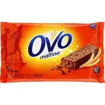 Ovomaltine, Barres à l'extrait de malt d'orge et au chocolat au lait x5