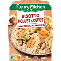 Fleury michon, Risotto au poulet et cèpes