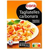 Cora, Tagliatelles carbonara