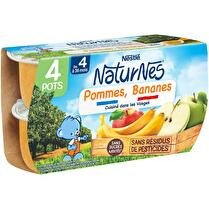 NATURNES NESTLÉ Pommes bananes dès 4/6 mois