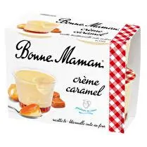 Bonne maman, Crème caramel aux oeufs frais