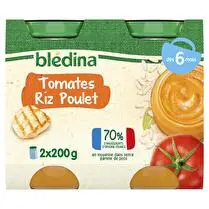 Blédina, Pots tomates riz poulet