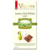 Villars, Chocolat au lait poire williams