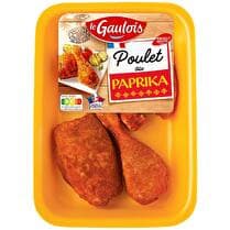 LE GAULOIS Cuisses de poulet découpées paprika  - x 4