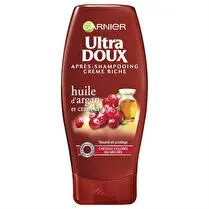 Garnier, Après-shampooing argan cranberry ultra doux cheveux colorés