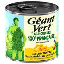 Géant vert, Maïs doux extra tendre