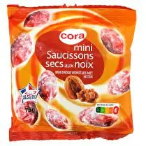Cora, Mini saucissons secs au noix