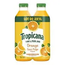 Tropicana, Jus d'orange sans pulpe