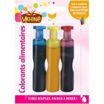 Vahiné, Colorants patissiers 3x6ml