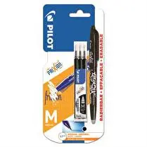 Pilot, Roller frixion noir m0,7+3 recharges