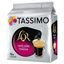 Tassimo, Dosettes café long intense x16