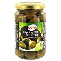 Cora, Olives vertes entières