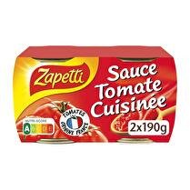 ZAPETTI Sauce tomate de provence languedoc  2x190g
