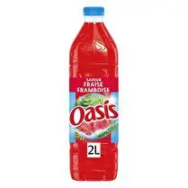 Oasis, Boisson au fruit plat fraise framboise