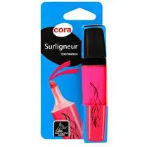 Cora, Surligneur rose