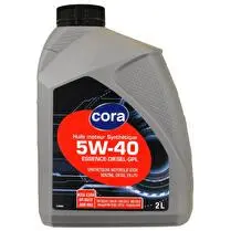 Cora, Huile moteur synthétique 5W40 2L