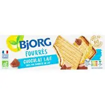 Bjorg, Biscuits fourré au chocolat lait BIO