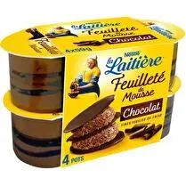 La laitière, Feuilleté de mousse chocolat