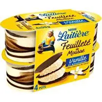 La laitière, Feuilleté de mousse vanille
