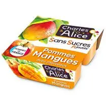 Charles & Alice, Dessert fruitier pommes mangues