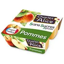 Charles & Alice, Dessert fruitier pommes