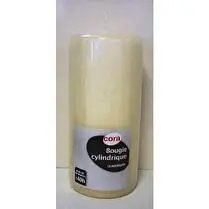 Cora, Bougie cylindrique  D60x130 blanc