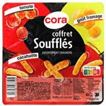 CORA Assortiment snacks soufflés