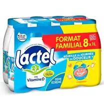 Lactel, Lait 1/2 écrémé UHT