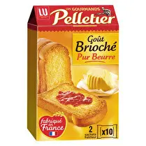 Lu, Biscottes la gourmande goût brioché pur beurre x20