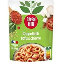 Céréal bio, Cappelletti tofu & chèvre