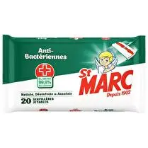 St Marc, Serpillières jetables impregnées anti-bactériennes