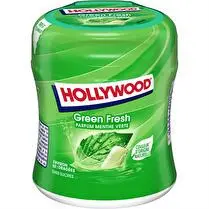 Hollywood, Chewing-gum menthe verte x60