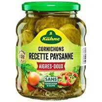 Kühne, Cornichons aigres-Doux recette paysanne