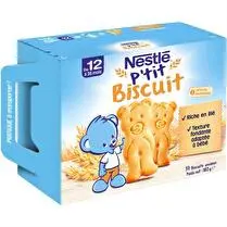 Nestlé, P tit biscuit 12 mois étui 180g Nestlé