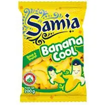 Samia, Bonbons gélifiés bananes halal