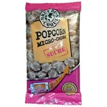 Brut de coques, Pop corn sucré micro-ondes