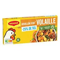 Maggi, Bouillon Kub De volaille sel réduit x 12