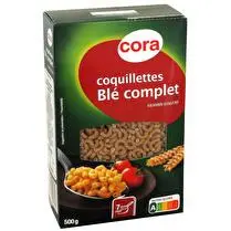 Cora, Coquillettes au blé complet