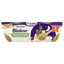 Blédina, Blédiner risotto courgettes gruyère fondu dès 8 mois x 2
