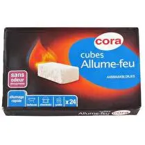 Cora, Allume-feu cubes sans odeur x24