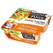Charles & Alice, Dessert fruitier pommes abricots