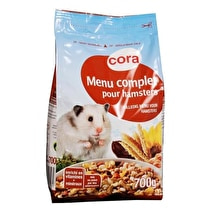 Cora, Menu complet hamster