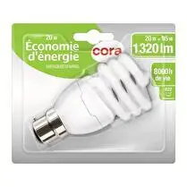 Cora, AMP TORNADO FCL 20W B22 X1CORA